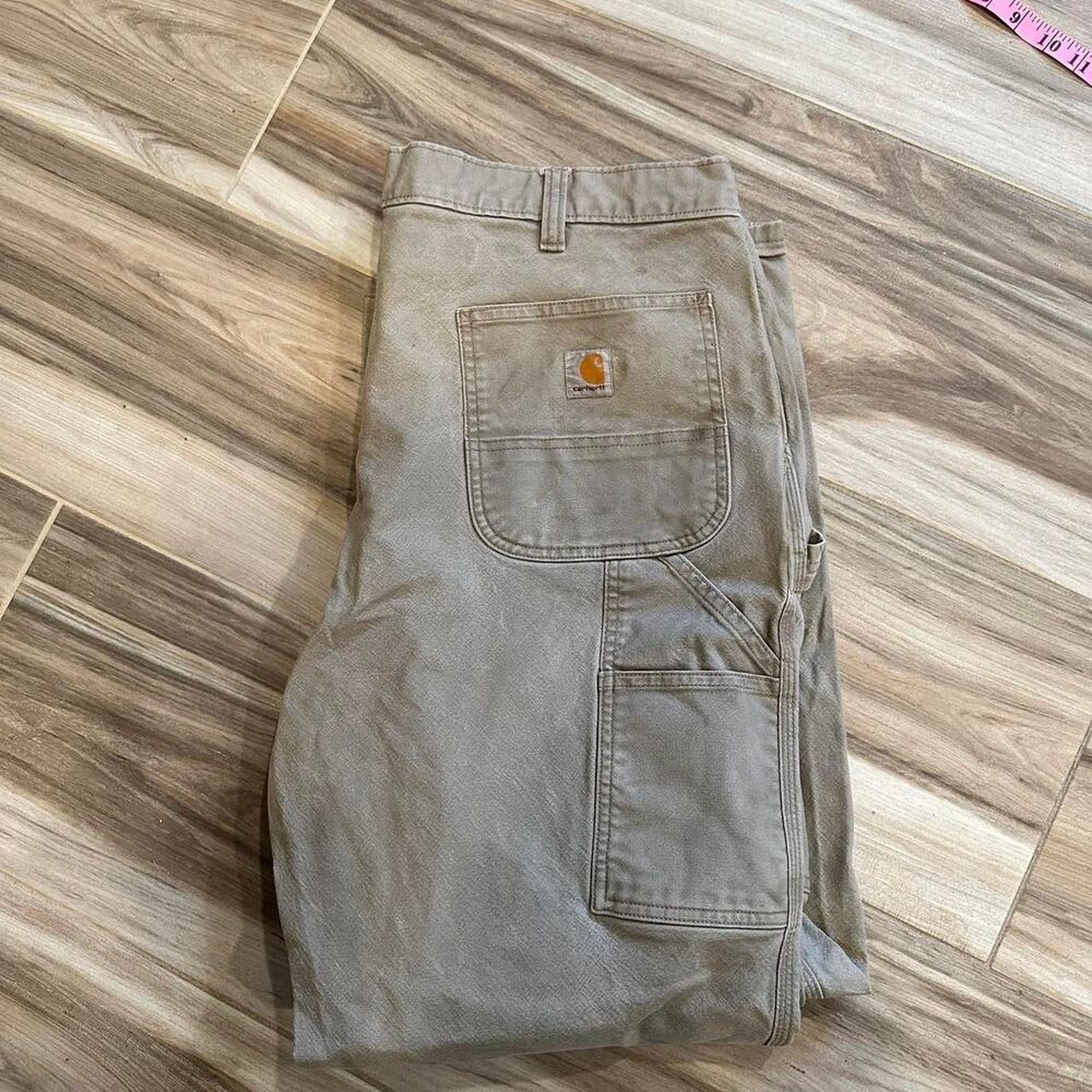 Grey Carhartt carpenter pants